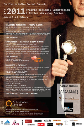 Prairie Regional Barista Competition — August 6th