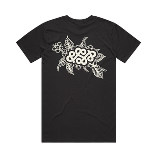 P&S Coffee Plant Tee Shirt - Coal Black