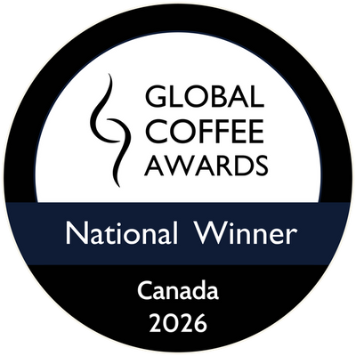 Global Coffee Awards National Winner Canada 2026 seal