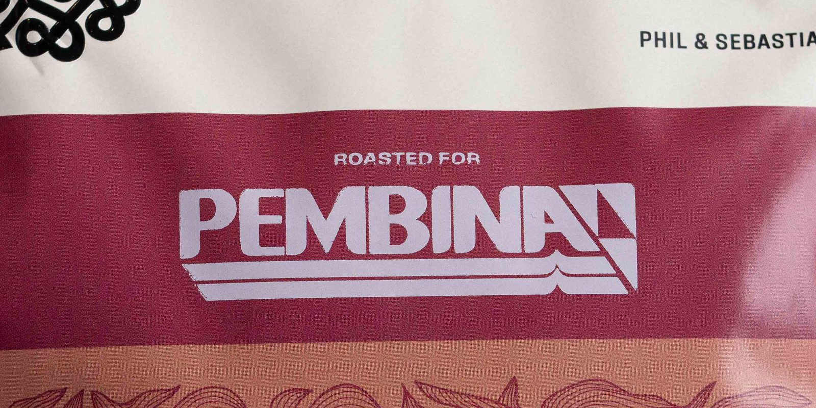 Pembina’s printed bag up close